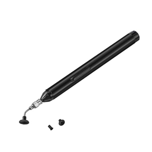 NiuLumea Bolígrafo de recogida al vacío para eliminación de componentes SMD IC, 3 puntas intercambiables (10/7/3 mm), capacidad de 40 g/18 g/3 g, compatible con herramientas de desoldadura