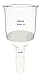 DONLAB EEH0251 Glass 250ml Buchner Filtering Funnel 24/40 Ground Joint with Fritted Disc G1 Pore Size 50-70Î¼m