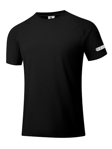 Holure Men's Mesh Quick-Dry Short Sleeve Workout T-Shirt