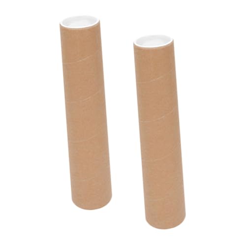JECOMPRIS 2in Diameter Mail Storage Tubes 2pcs End Caps for Art Prints Documents