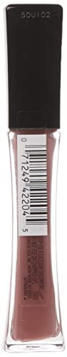 L'Oreal Paris Infallible Pro Gloss Plump Lip Gloss with Hyaluronic Acid, Long Lasting Plumping Shine, Lips Look Instantly Fuller and More Plump, Moonlit Rose, 0.21 fl. oz.