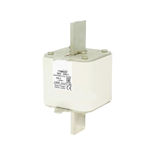 Fusible 170M6087 ultra-rapide de calibre 800A assurant une isolation électrique totale