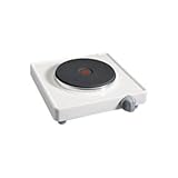 neoLab Gusseisen Blitzkochplatte Mit 7-Stufen Leistungssteuerung, Typ 145, 180 mm Durchmesser Kochplatte, Weiß