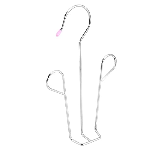 SOLUSTRE 2pcs Stainless Steel Shoes Drying Rack Hanger Lightweight Organizer for Home Use Convenient Shoe Shelf Hook for Drying and Silver Finish