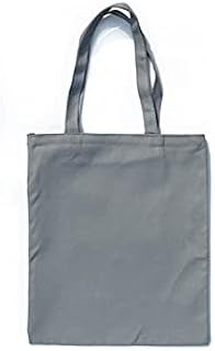 Diaod Borse a Tracolla Tote Casual in Tela Solida da Donna per Ragazze Femmina Fai da Te Borse Fai da Te Eco Amichevole Shopping Bag (Color : Gray)