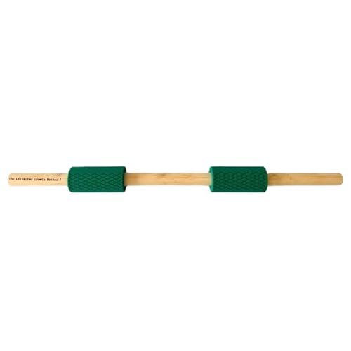 The Unlimited Growth Method UGM Hanging Bulb Trainer | Training Accessory for Penile Traction Therapy | Use with The UGM Ligament Traction Trainer or Easy Shaft Hanger, Wood, Green Grips