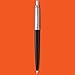 Parker Jotter Originals Gel Pen, Classic Black Finish, Medium Point, Black Ink, Blister Pack