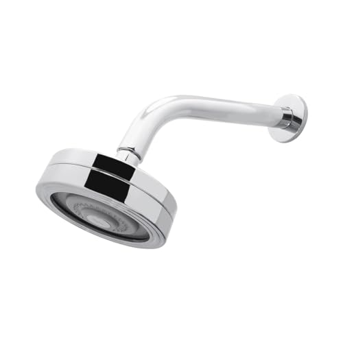 Chuveiro Ducha Alta Pressão para Aquecedor a Gás e Solar Metal Cromado Auto Limpante Articulável