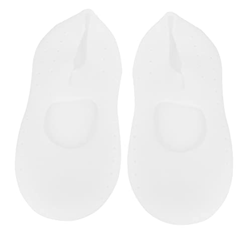 Outanaya 1Pair Boat Socks Elastic Breathable Hole Socks for Men Women for Beach Use Lightweight and Durable Design White