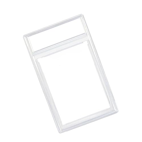 Maletín para tarjetas graduadas – Contenedor de plástico duro, soporte para pantalla premium, funda resistente y transparente, caja de almacenamiento, fiable colección de tarjetas comerciales