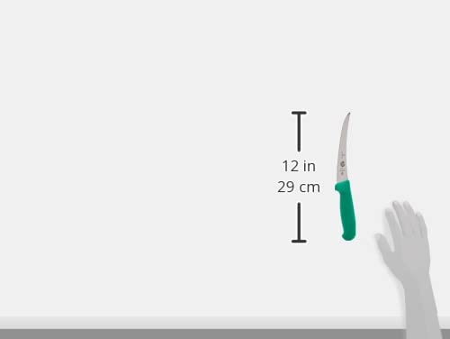 Victorinox Kitchen Fibrox Pro - Haccp Green Boning - Curved, 6" Flexible Blade 5.6614.15 #TOP4
