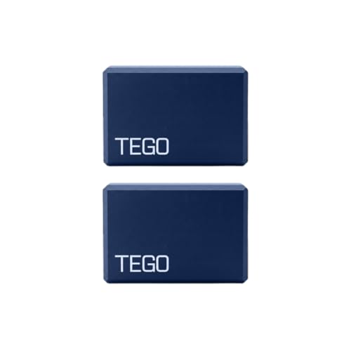 Image of TEGO Boost Yoga Block - Firm EVA - 3x6x9 Inches - Black Green - Accessory for Yoga and Pilates