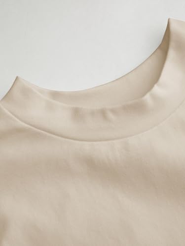 Image of CIDER Womens Tank Tops Sleeveless High Neck Ruched Crop Tops Going Out Casual Basic Ribbed Shirt Summer Fashion Clothing