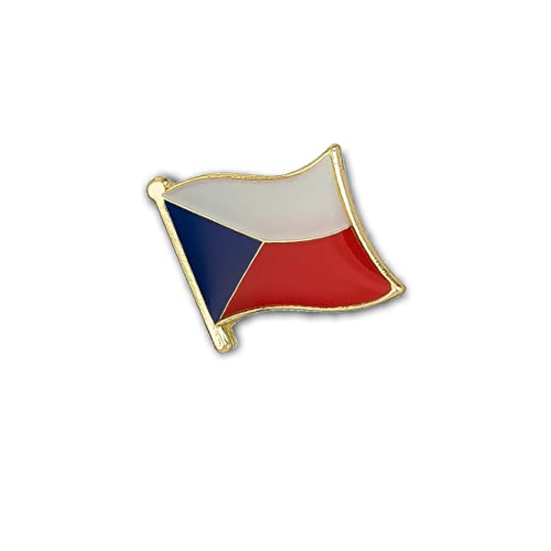 Clj Charles Le Jeune Pin's Drapeau République Tchèque Flottant - Drapeaux - qualité de finition - Epingle - Broche - Badge - PINS EUROPE
