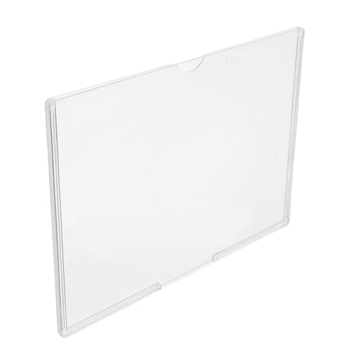 HOOTNEE Funda Nacimiento Rígida Transparente 19,4 X 13,2 Cm, Protector de Hojas de Plástico para Portadocumentos de Ñiño, Resistente al Polvo y Humedad, Almacenamiento Seguro