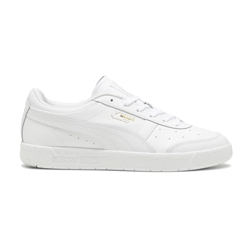 PUMA Mens Seoul Leather Lace Up Sneakers Shoes Casual - White