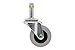 Shepherd Hardware 9790 2-Inch Swivel Stem Caster, Rubber Wheel, 7/16-Inch Stem Diameter, 125-lb Load Capacity