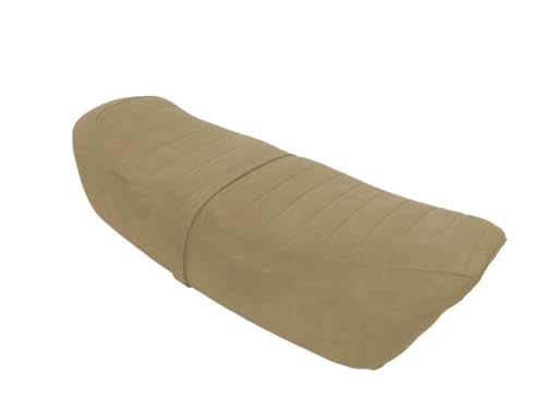 Housse de selle pour Honda CB250N 1981-1986 beige - Revêtement d'assise moto de rechange