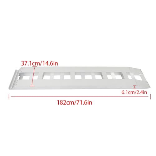 Rampas de aluminio 72 x 14 pulgadas 3250 libras 1 par miniatura 7
