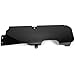 Kojem Fuel Tank Skid Plate Compatible with 2007-2018 Jeep Wrangler JK 2 Door Heavy Duty Skid Plate Powder Coated Steel Black