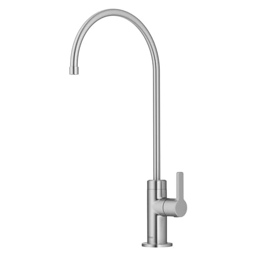 KRAUS Oletto Single Handle Drinking Water Filter Faucet for Water Filtration System in Spot-Free Stainless Steel, FF-103SFS