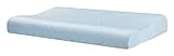 Almohada de la almohada de latex almohada de l&aacute;tex Pillow de un solo memoria protege la columna cervical for ayudar a dormir 95% de altura almohada de l&aacute;tex natural (Color: Azul Tama&ntilde;o: 60 * 40 * 10/1