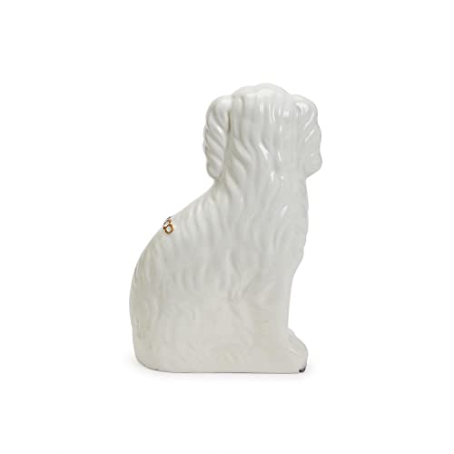 Set de 2 estatuas de perro Staffordshire miniatura 3