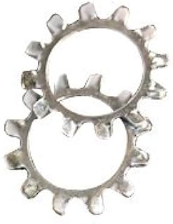 (50000pcs) #2 External Tooth Lock Washer, Zinc CR+3, (inch), Size: #2