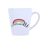 PH Superior Pride Word Coffee Mug LGBT Coffee Mug – LGBT Pride LGB-Tea Mug Rainbow Pride 12oz White Mug (CommuniTea)