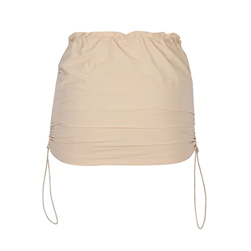 Saia feminina de modelagem solta para corrida atlética plissada plissada cintura baixa saia básica 2