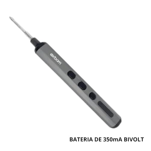Mini Parafusadeira Elétrica Recarregável, Caneta Compacta de Precisão, Kit de Ferramentas Chave de E