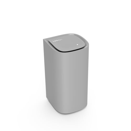 Linksys Velop Pro 6E WiFi Mesh System | One Cognitive Mesh Tri-Band Router | 5.4 Gbps (AXE5400) Speeds | 3,000 sq ft Coverage | Connect 200+ Devices | 1Pk MX6200 Grey | 2024 Release