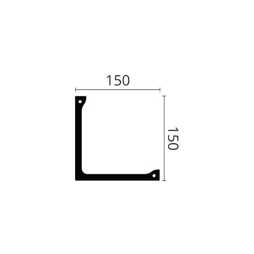 Moulures de plafond L1 ARSTYL pour masquer fissures d'angles