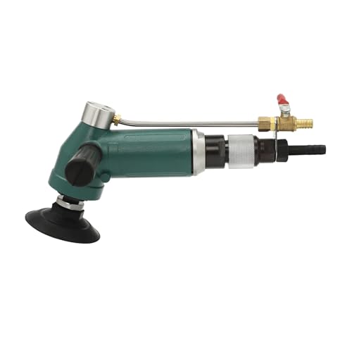 JHXHFJXZ Pulidora de Piedra húmeda neumática de 700W, lijadora de Aire, pulidora de Piedra accionada por Aire, Velocidad Variable para pulir mármol, Granito y Piedra