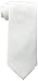K Alexander Men's Solid WHITE Tie