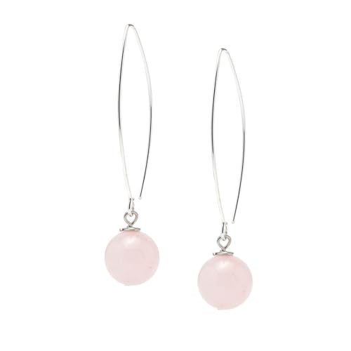 Boucles d'oreilles en perles naturelles, idée cadeau femme pour la fête