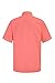 G-Style USA Men's Regular Fit Short Sleeve Solid Color Dress Shirts - Coral - L/16-16.5