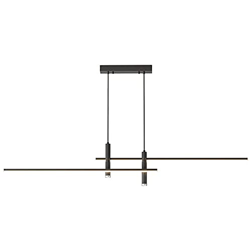 Lampe suspendue îlot de cuisine avec éclairage LED linéaire pour intérieur
