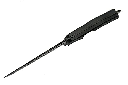 Szco Supplies 8.5” Black Finished Full Tang Fixed Blade Saw Back Tracker Survivor Knife With Sheath #TOP4