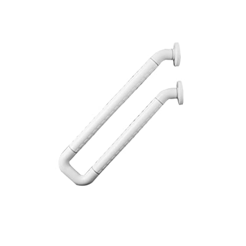Handrails For Outdoor Steps, U Shaped Handrail For 1-3 Steps, 22'' Safety Grab Bar Abs Shell + Stainless Steel Pipe, Outdoor Stair Railing For Stairs And Garden, Yard, Garage (1Pc) #TOP4
