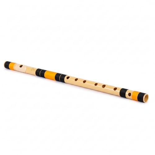 Radhe Flutes PVC Fiber C Natural Bansuri – 19 Inch Middle Octave, Right-Handed Flute | Durable, Weatherproof, Bamboo-Like Sound for Beginners & Professionals