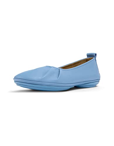 Camper Women's K201364 Right Nina Ballerina for Women Blue, 40 (EU)