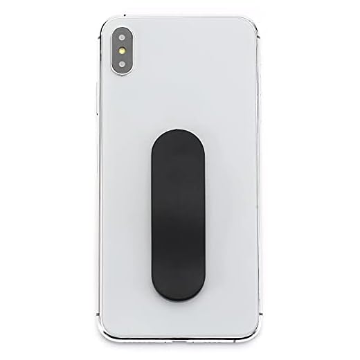 MOMOSTICK - El Original! Soporte de Dedo para teléfono móvil – Soporte de móvil para teléfono móvil, Agarre para teléfono móvil – Anillo de Celular para iPhone Samsung Huawei (Serie Matt - Negro)