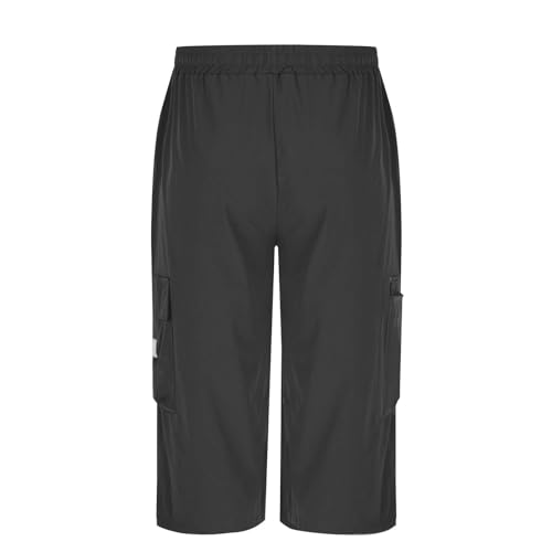 Men's Slim Fit Cargo Pants Lightweight Utility Work Pants with Multiple Pockets for Casual Outdoor Daily Wear4