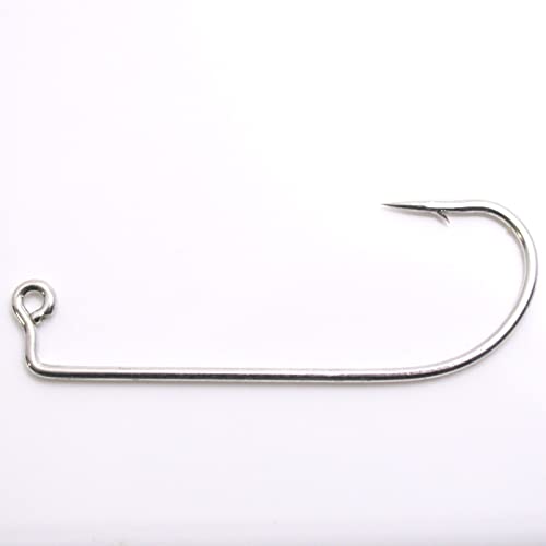100 - Eagle Claw 635 Sea Guard O'Shaughnessy Heavy Wire Fishing Jig Hooks 7/0