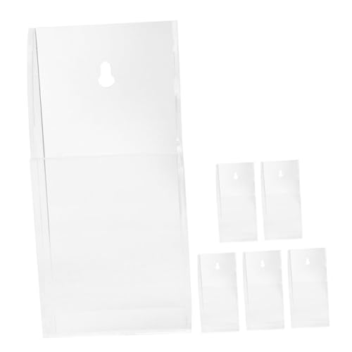 Organiseur télécommande acrylique Operitacx support mural 6pcs - 2