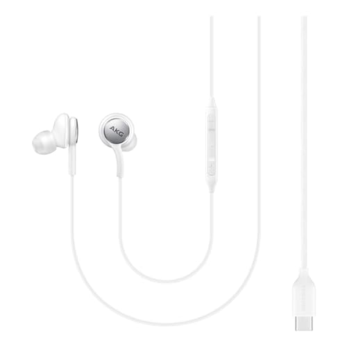 Image of Samsung AKG Stereo Earbud Headphones with USB-C Connector - White (Renewed)