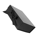 Milisten Geschenkbox schwarze Boxen für Präsentieren Sie Kisten für Krawattenschachteln als für Männer Blackboxen Vorschlagsboxen Magnet