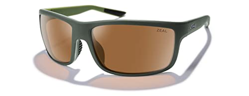 Image of Zeal Optics Men's Red Cliff Rectangular Sunglasses