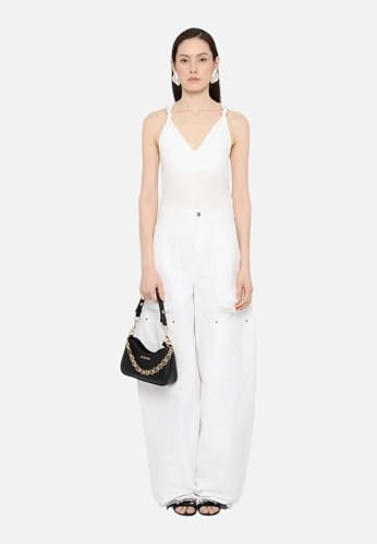 Sac main bandoulière Moschino noir JC4070PP1ML1300A cuir petite taille
